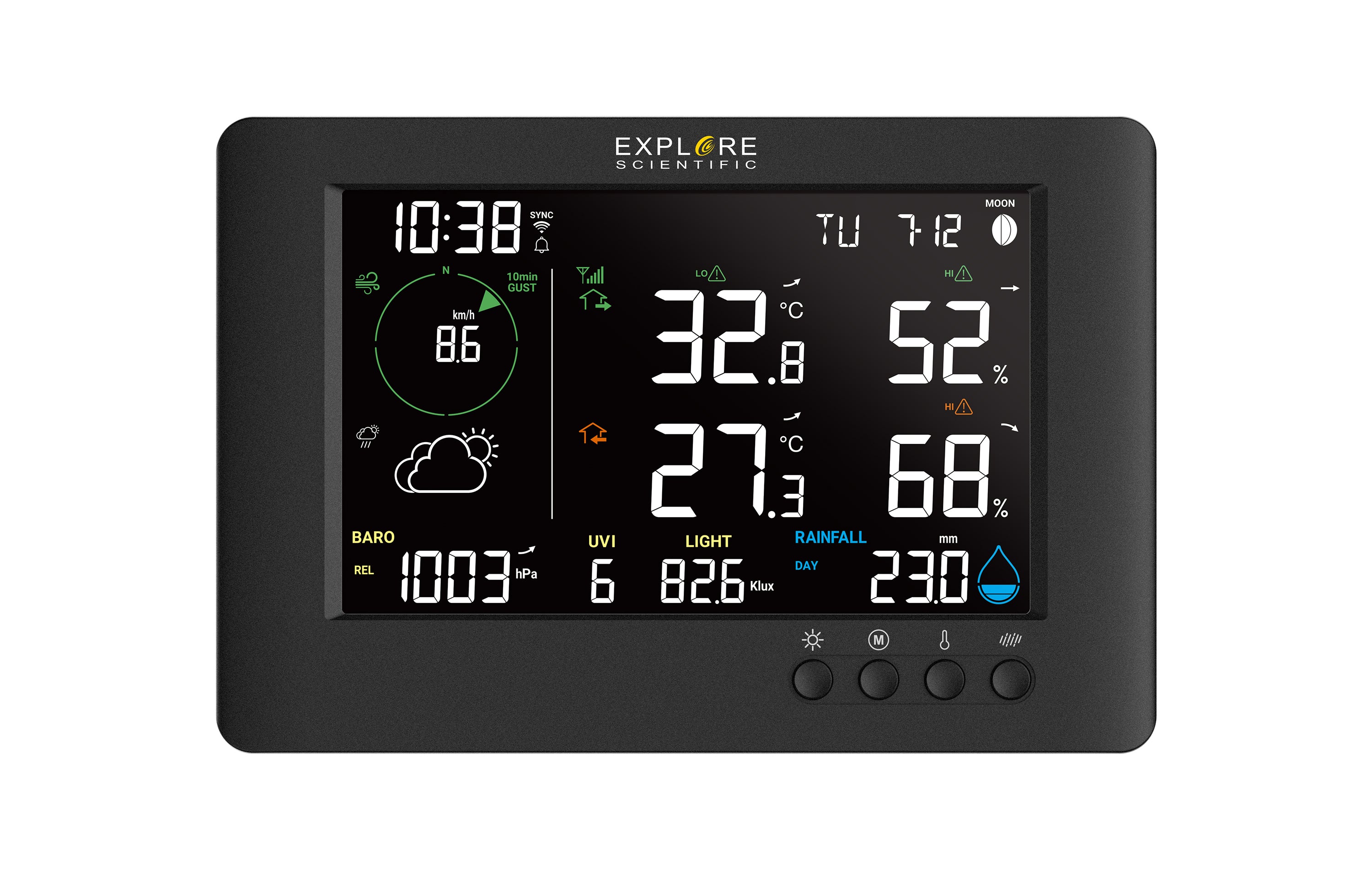 7 IN 1 WIFI Professional Weather Station