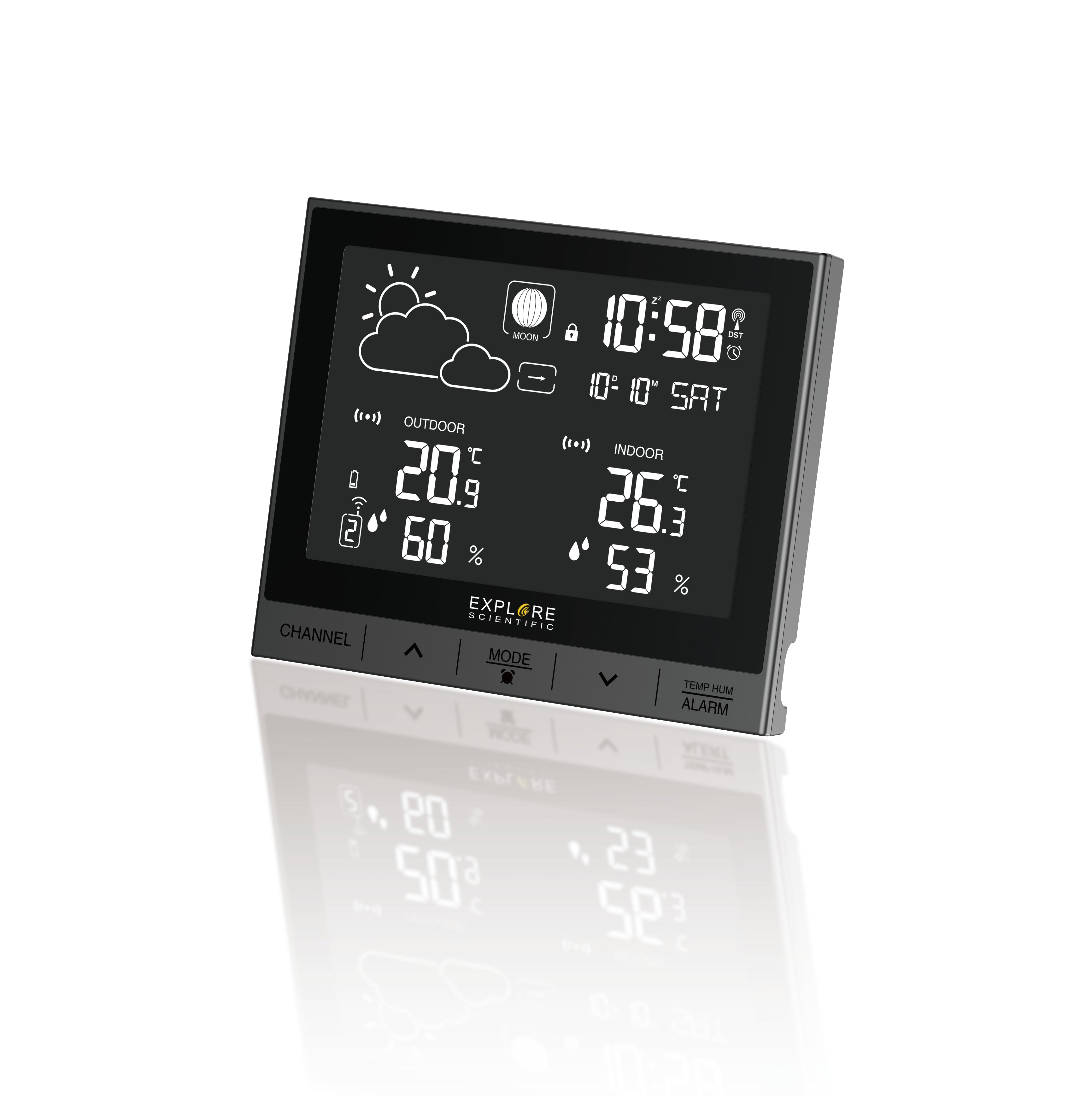 Mini Weather Station with LED Touch Keys