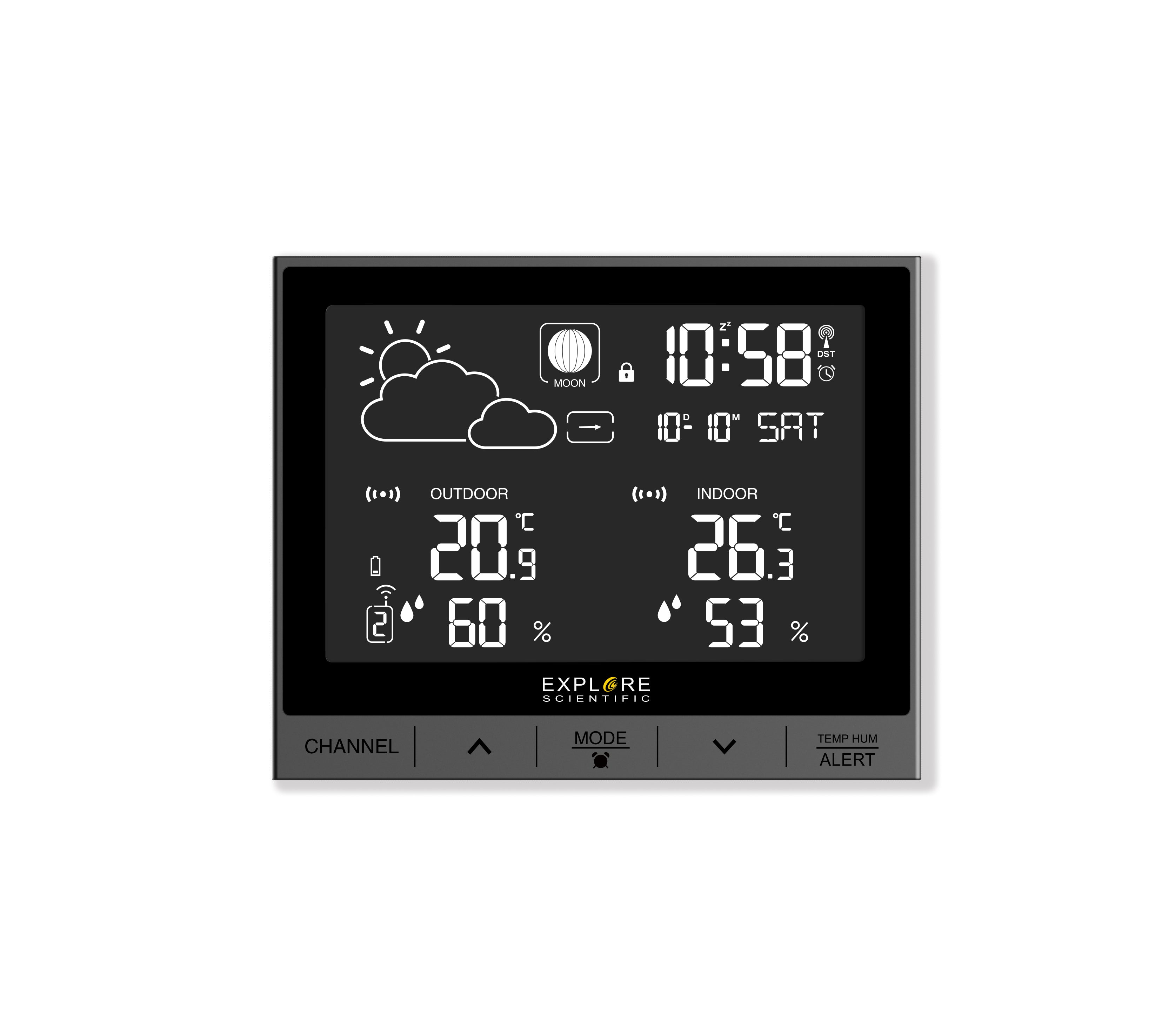 Mini Weather Station with LED Touch Keys
