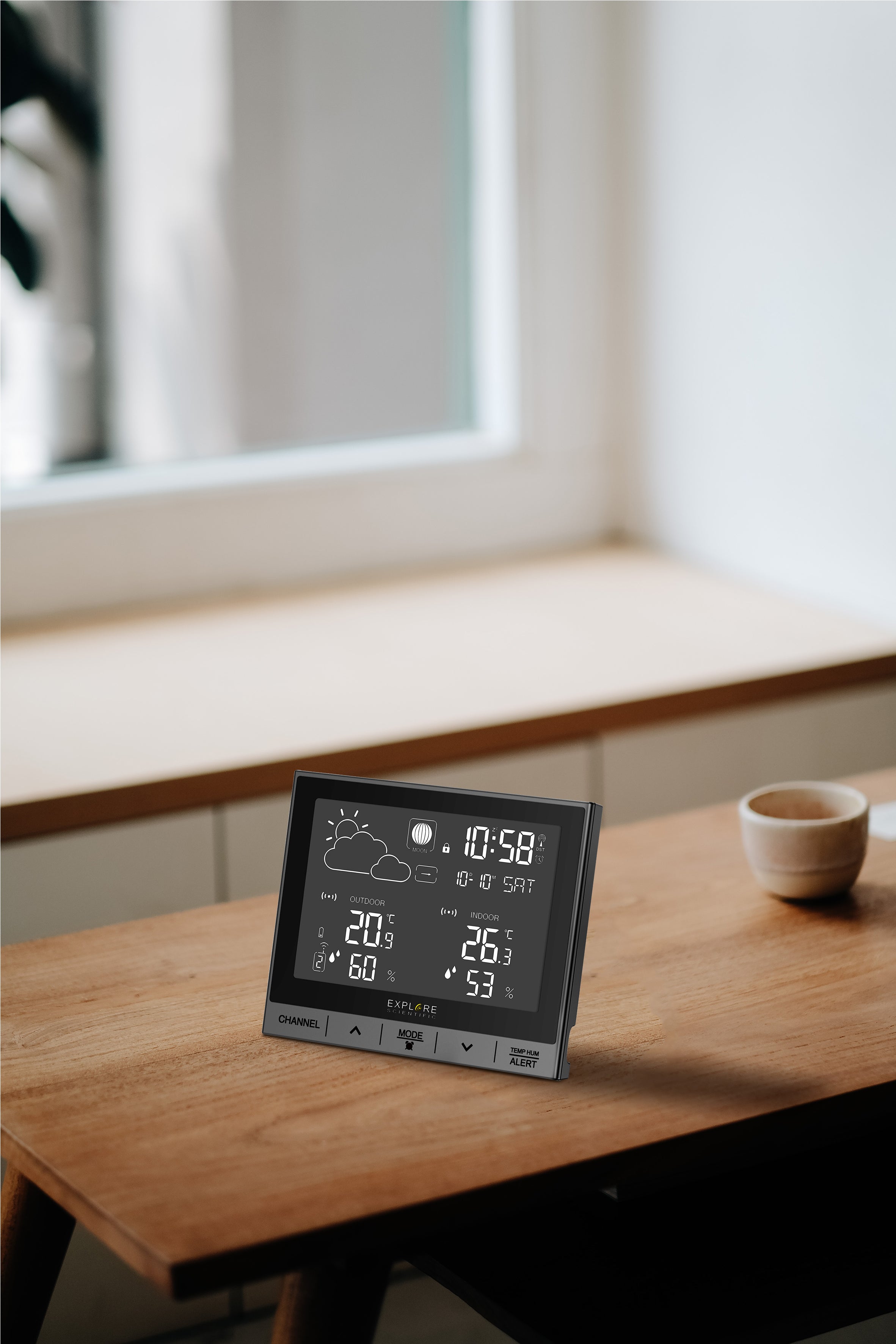 Mini Weather Station with LED Touch Keys
