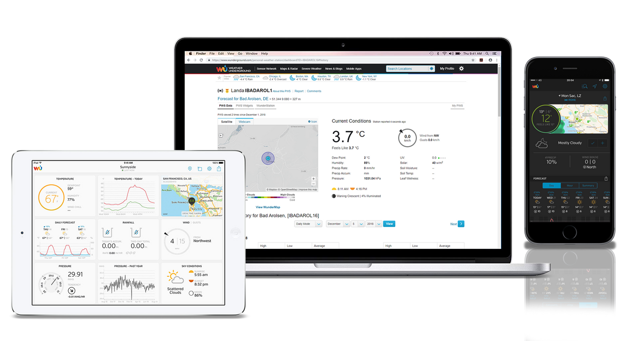 7 IN 1 WIFI Advanced Professional Weather Station