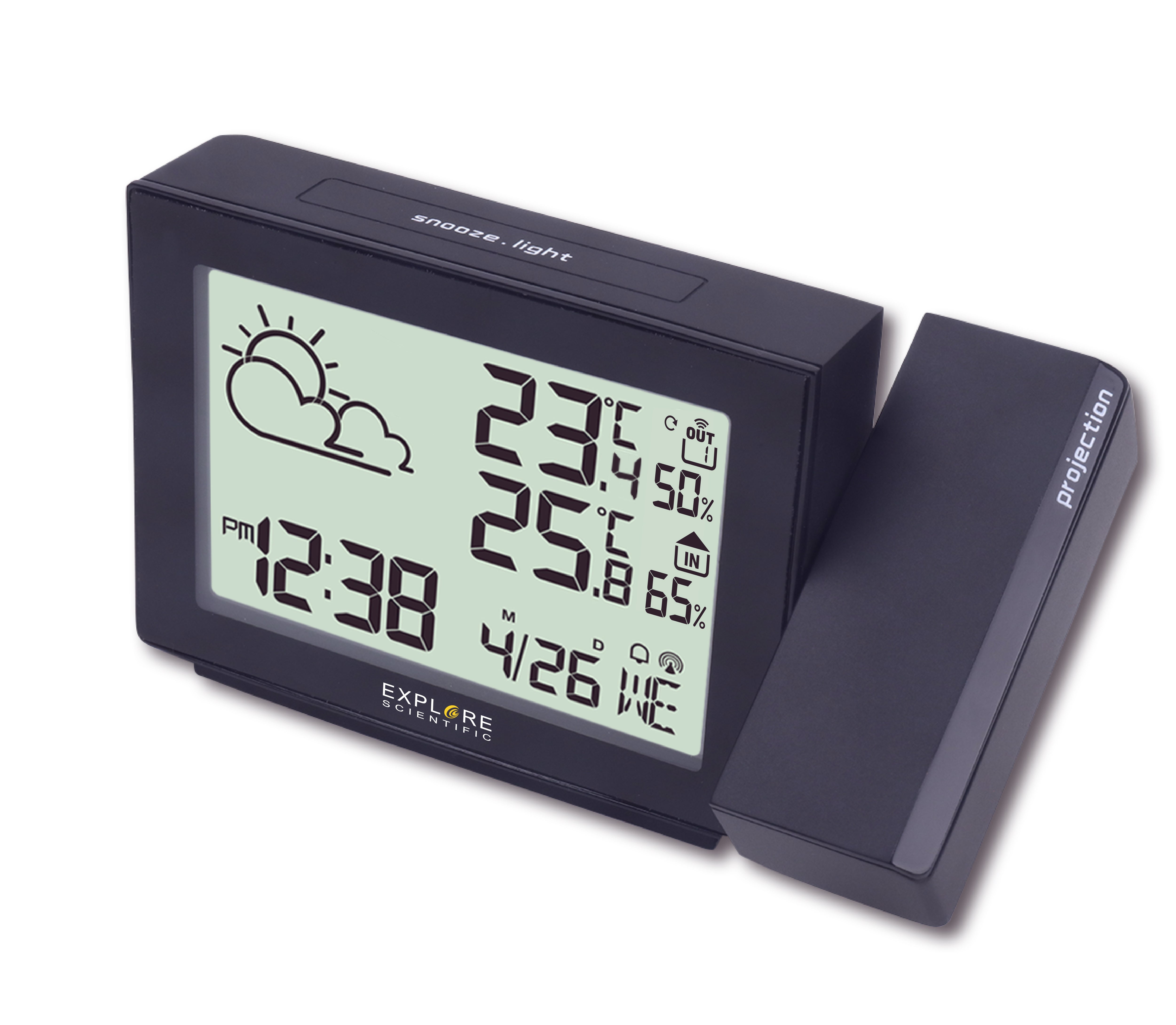 Digital Projection Weather & Alarm Clock