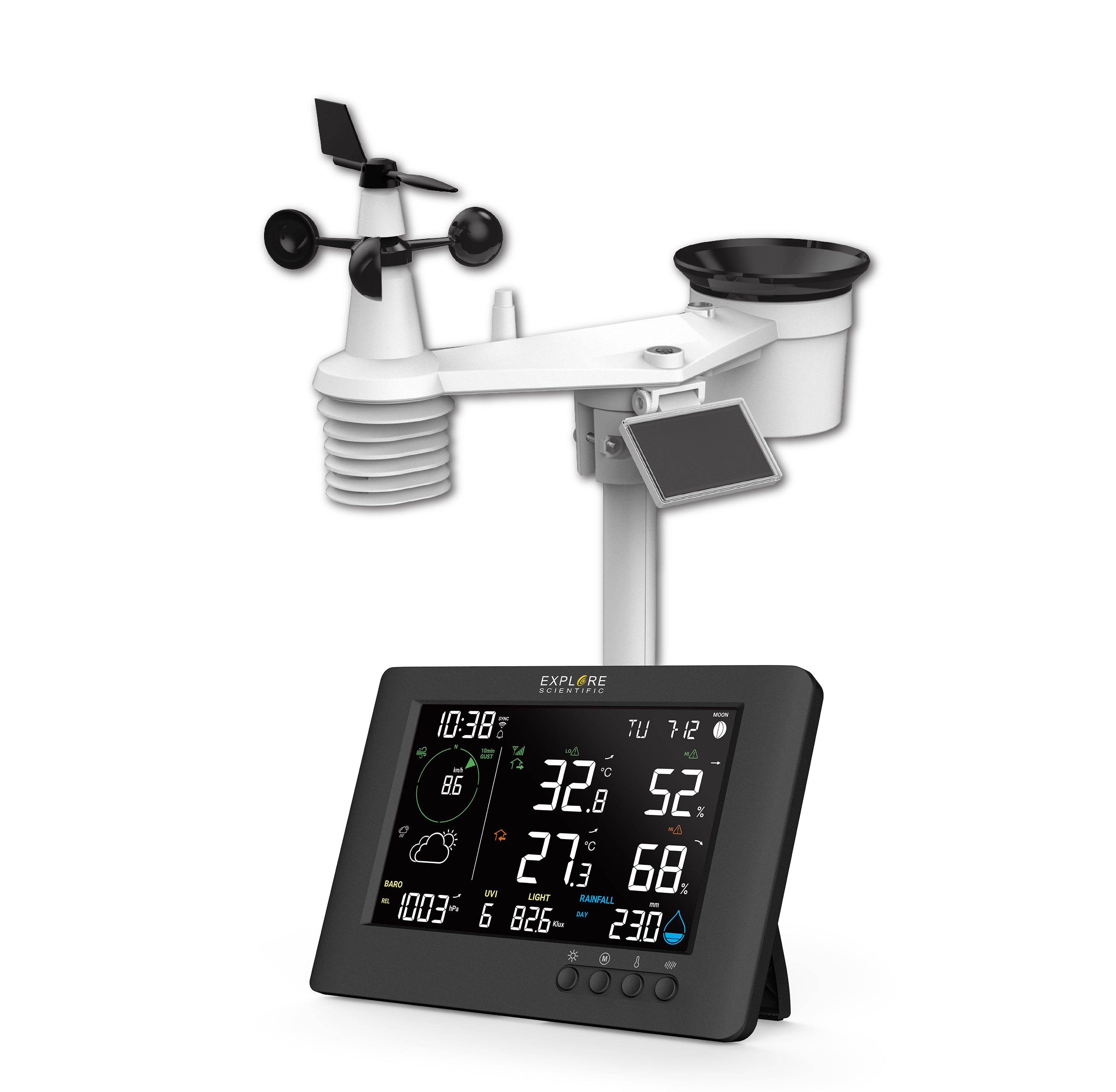 7 IN 1 WIFI Professional Weather Station